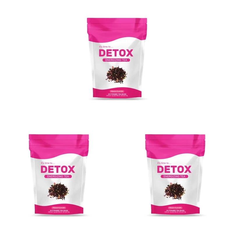 BEATYRABBIT Slimming Tea, Natural Detox Tea Bags for Weight Loss, Belly Fat Burner Slimming Detox Tea Weight Loss Tea Reduce Bloating Supports Immune System for Body Health (3PACK/84PCS)