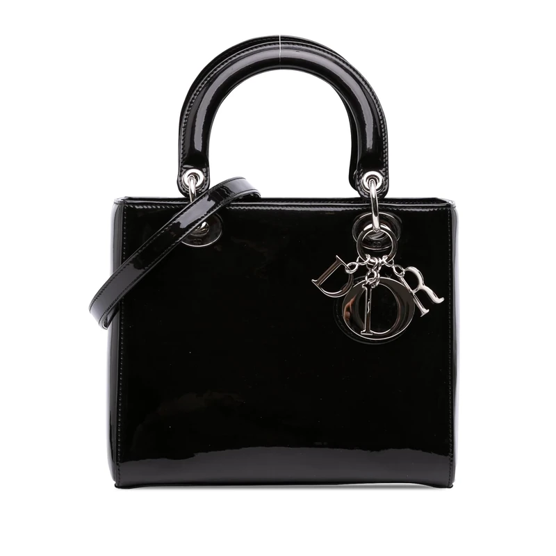Dior Pre-Loved Medium Patent Lady
