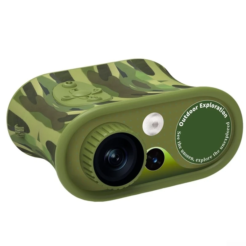 Gdfnmogo Kids for with 2.4'' IPS LCD Screen, 4x Optical and 8x Digital Zoom, Infrared 850nm 7-Level for IR LED, 150-200m Range, 48MP