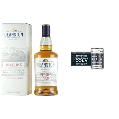 Deanston Virgin Oak Single Malt Scotch Whisky with Fever-Tree Light Madagascan Cola
