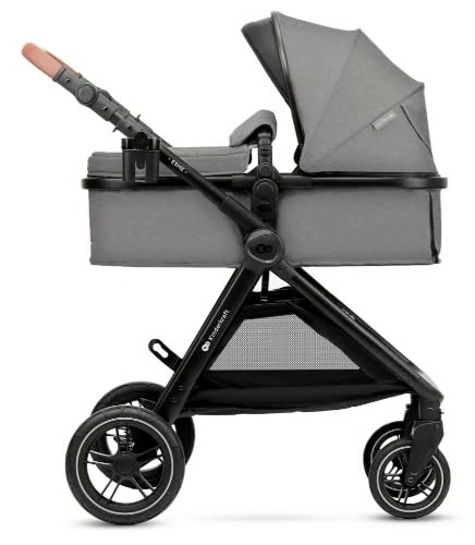 Kinderkraft ESME 2-in-1 Stroller - Grey Travel System