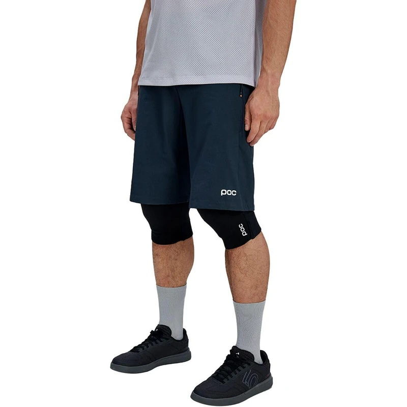 POC Motion Shorts Men's – MTB Shorts for MTB and Trail Riding with Lightweight Recycled Material, DWR Splash Protection, Knee Protector Compatibility, Zipped Pockets - Image 1