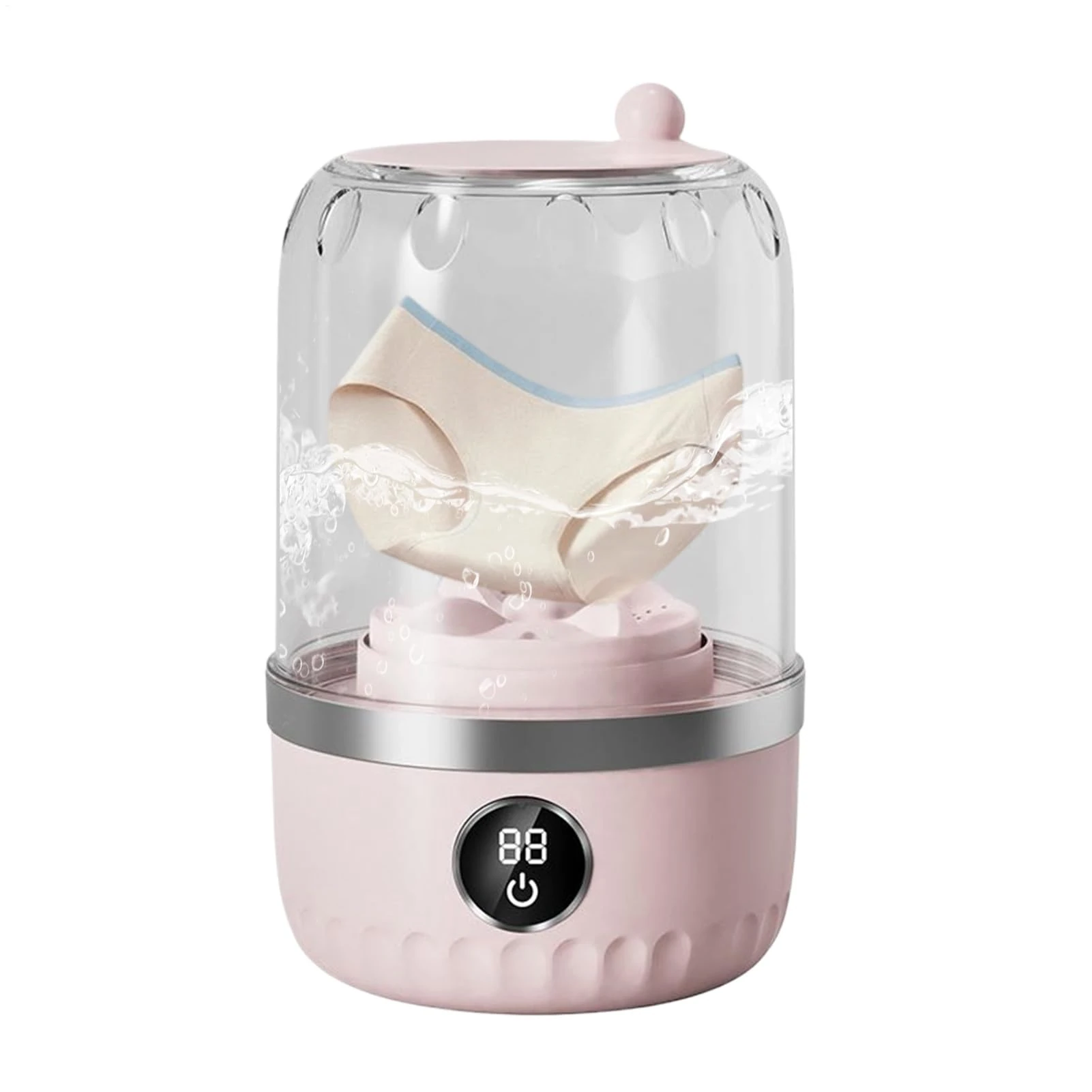 Fyrdyn Portable Washer - 1L Mini Laundry Machine | Clothes Laundry Fabric Appliances for Apartments Dormitories Travel Camping Hotels Socks