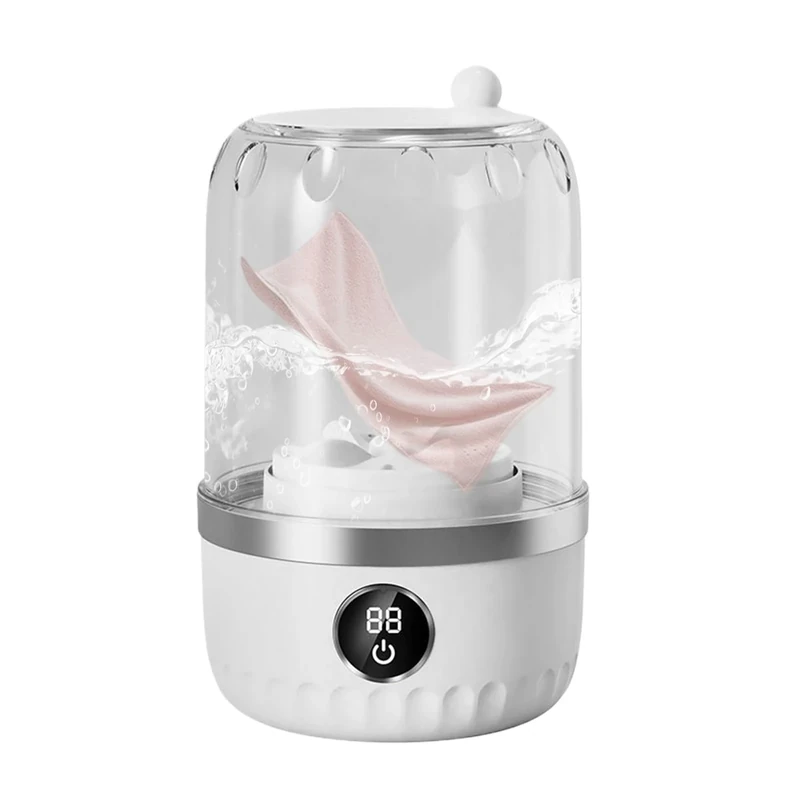 Washing Machine - 1L Underwear Washing Machine - Clothes Laundry Fabric Appliances for Apartments Dormitories Travel Camping Hotels Socks