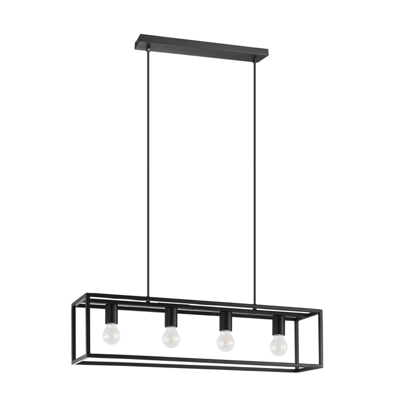 Eglo Pendant lamp Eldrick, 4-Light Hanging Light for Dining Table