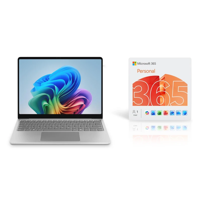 Microsoft Surface Laptop | Copilot+ PC | 13” LCD Touchscreen | Snapdragon® X Plus | 16GB Memory | 512GB Storage | Latest Model | Platinum| 3 Month 365