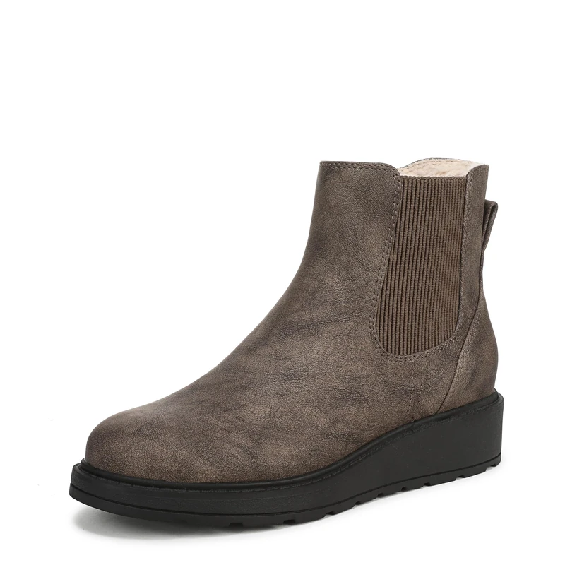 Blowfish Women's Kali Cozy Wedge Chelsea Boots, Dark Brown, Medium Fit, UK 9