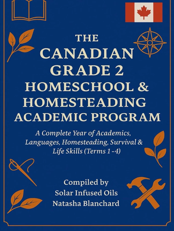 Canadian Grade 2 Homeschool and Homesteading Academic Program - Image 1