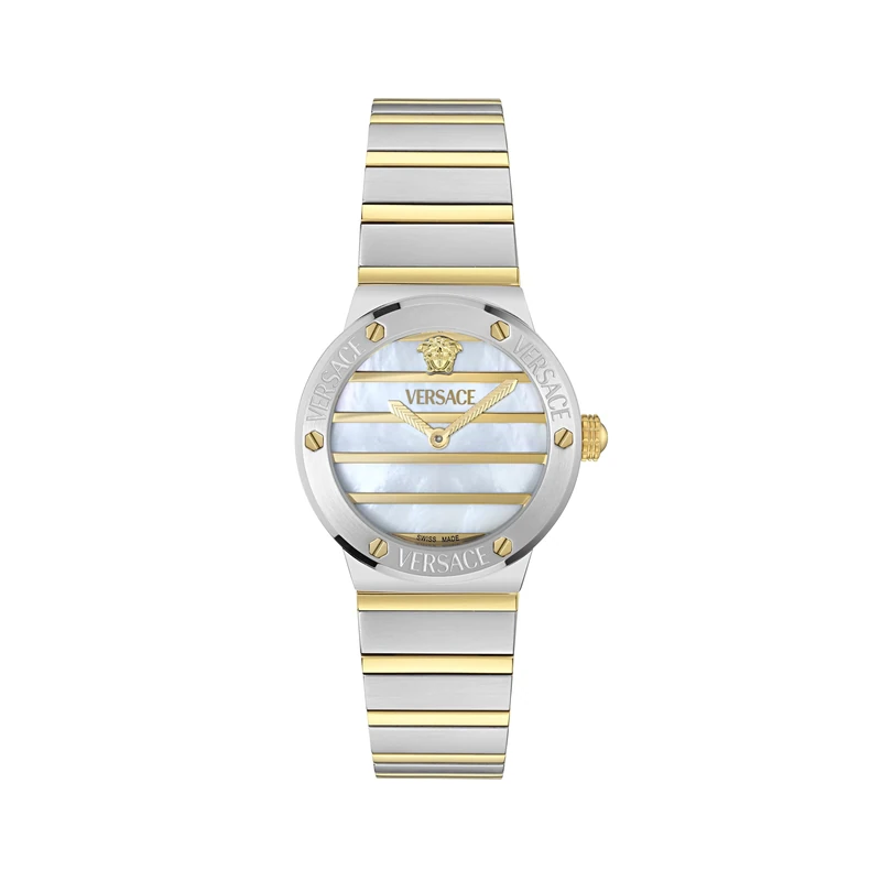 Versace Women's Analogue Swiss Quartz Watch with Stainless Steel Strap VE0S00325