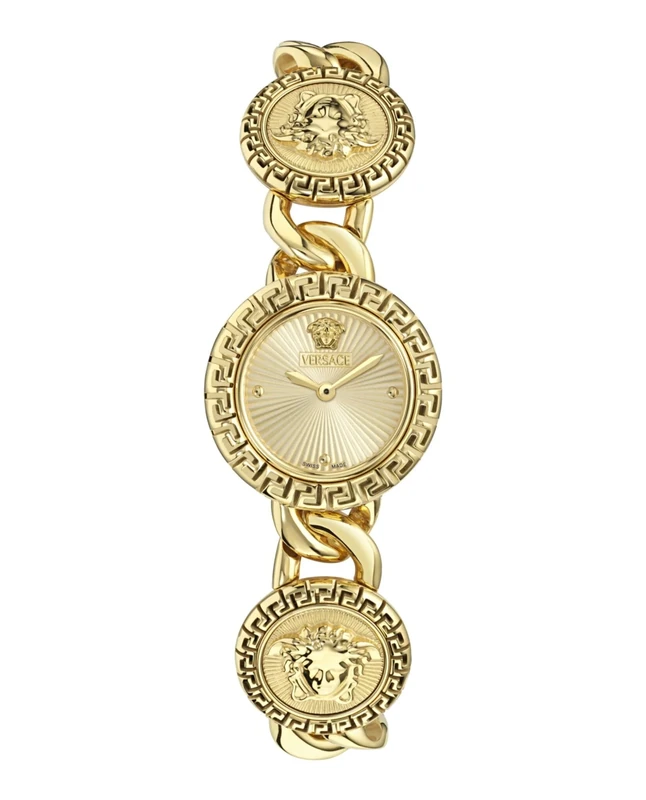 Versace Women's Analogue Swiss Quartz Watch with Stainless Steel Strap VE0Q00425