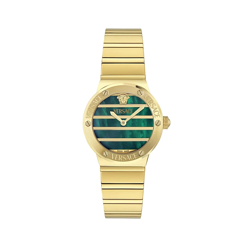 Versace Women's Analogue Swiss Quartz Watch with Stainless Steel Strap VE0S00425