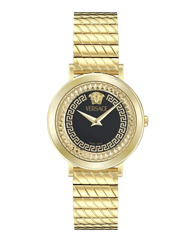 Versace Women's Analogue Swiss Quartz Watch with Stainless Steel Strap VE0O00425