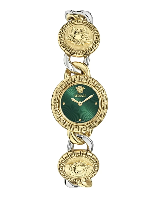 Versace Women's Analogue Quartz Watch La Greca Stud Icon Swiss Made - Image 1