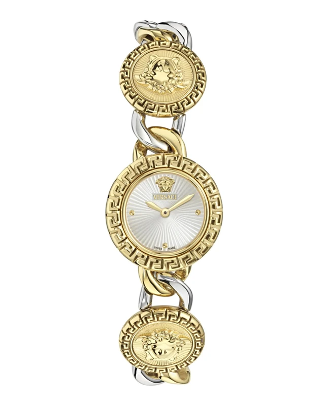 Versace Women's Analogue Swiss Quartz Watch with Stainless Steel Strap VE0Q00325