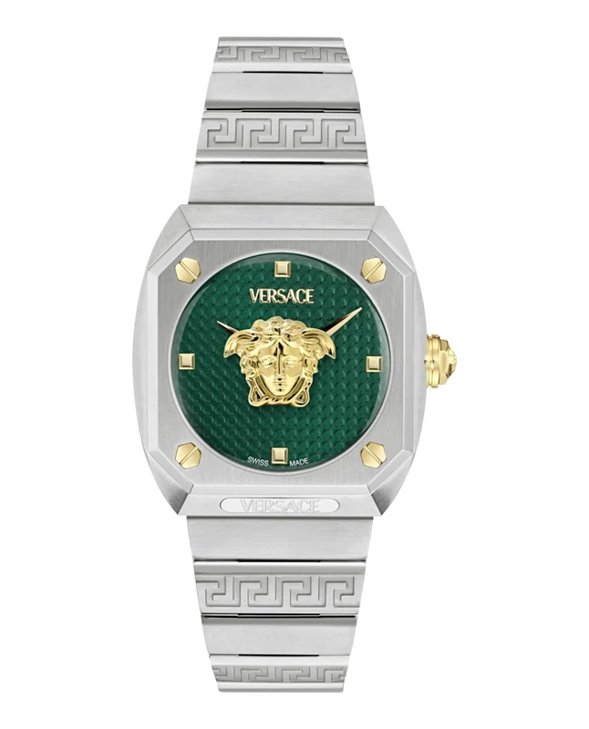 Versace Antares Women's Swiss Quartz Watch VE0R00425 - Green Dial