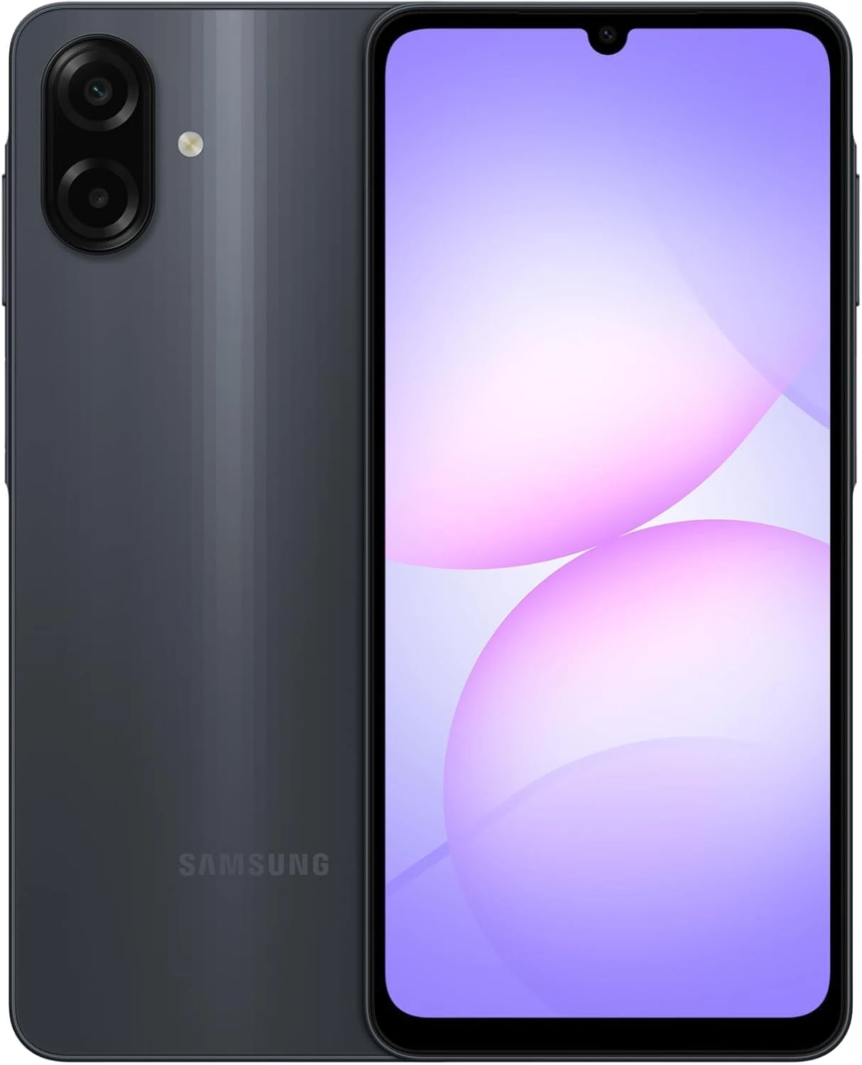 Samsung Galaxy A07 LTE (International Version) Smartphone, 256GB Storage, 8GB RAM,Dual Sim, 6nm Processor, Large Display, 6x OS Upgrades, Black