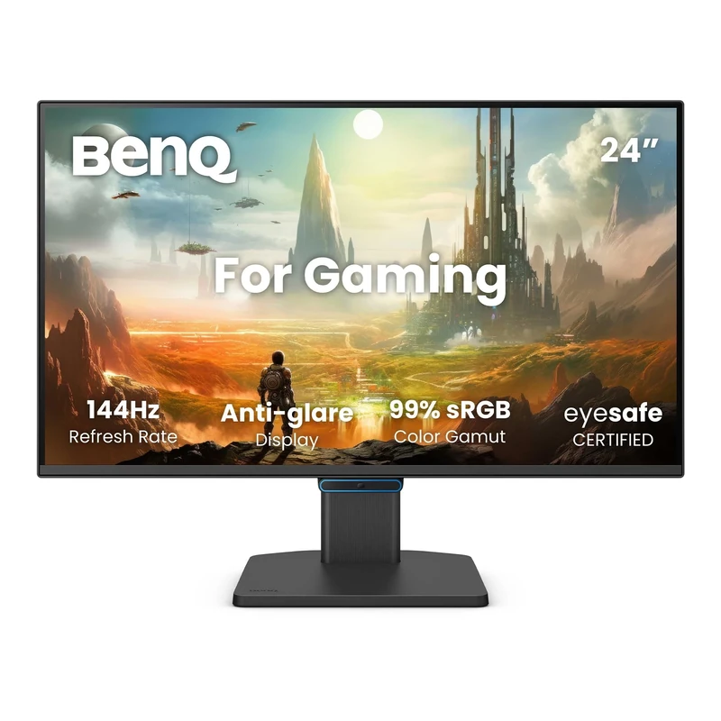 BenQ GW2490CE 23.8" 1080p FHD 144Hz IPS Eye-Care Home Office Monitor, USB-C, 1080x1920, Visual Optimiser, Flicker-free, Low Blue Light, Ultra Slim Bezel, TÜV-Certified, Eye-CareU