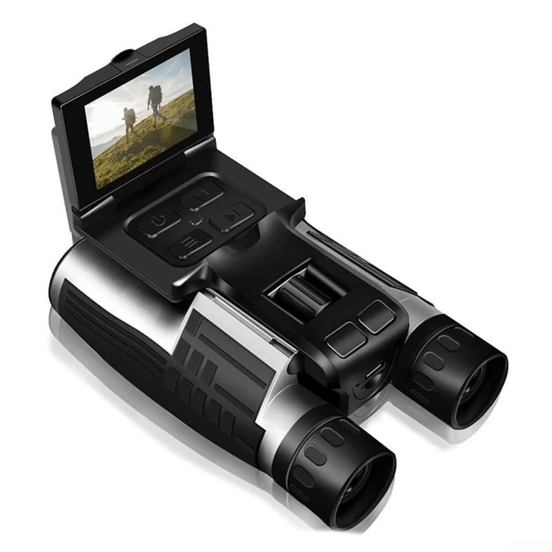 Niceminiwall Digital Binoculars With Camera Videos With LCD Screen For Bird Watching Hiking