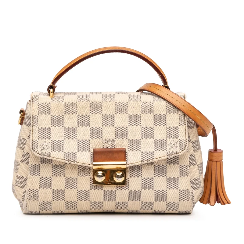 Louis Vuitton Pre-Loved Damier Azur Croisette Handbag