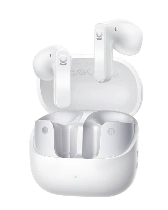 Baseus BS1 NC Semi-In-Ear Headphones Bluetooth Noise Cancelling Headphones Wireless with Noise Cancelling Earbuds with Hi-Res & LDAC, 6-Mic AI Clear Call, IP55, 40 Hours Playtime, Bluetooth 6.0