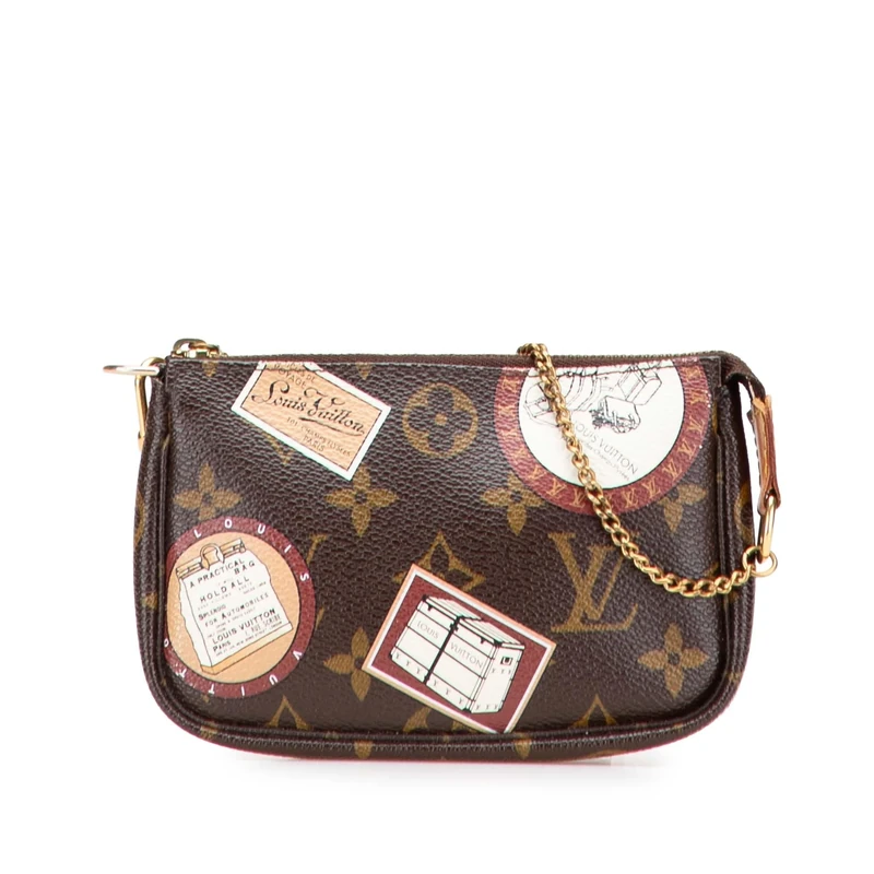 Louis Vuitton Pre-Loved Monogram Patch Mini Pochette Accessoires Handbag