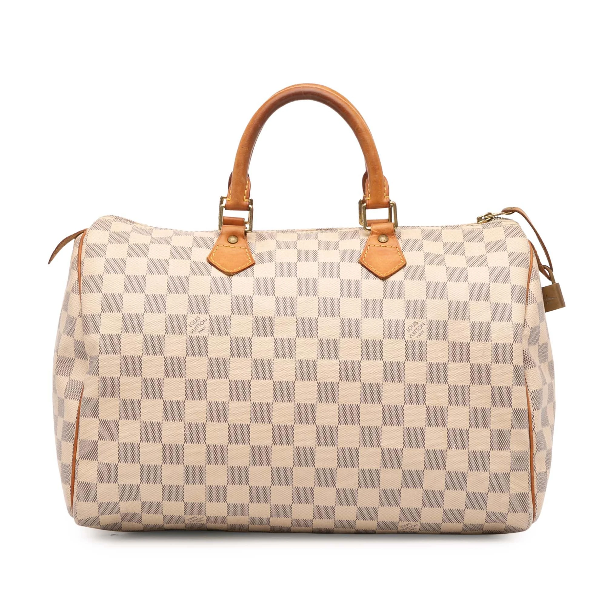 Louis Vuitton Pre-Loved Damier Azur Speedy 35
