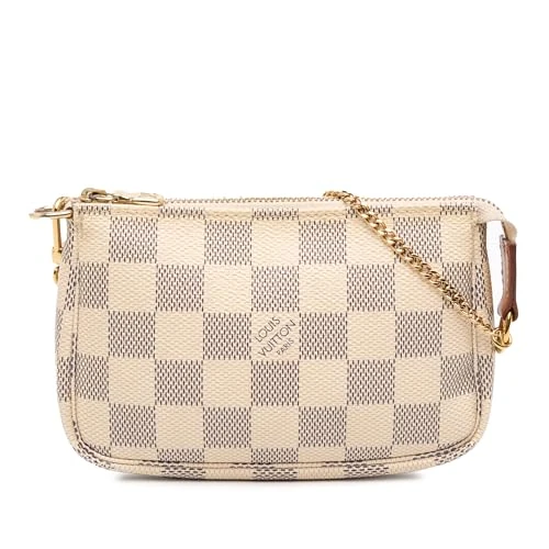 Louis Vuitton Pre-Loved Damier Azur Mini Pochette Accessoires Handbag