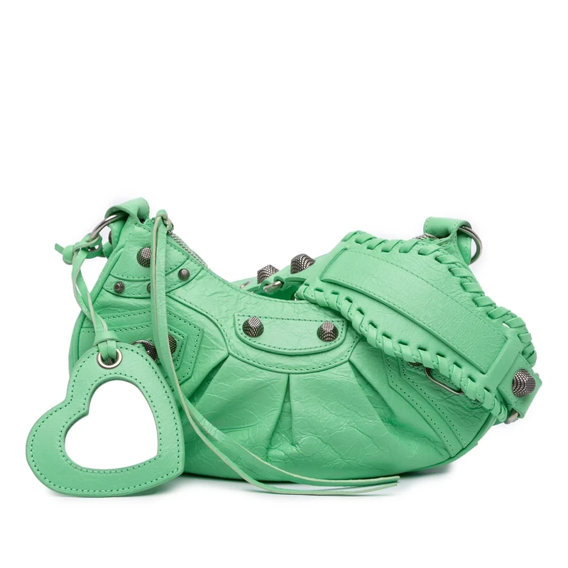 Balenciaga Pre-Loved Lambskin Motocross Le Cagole XS