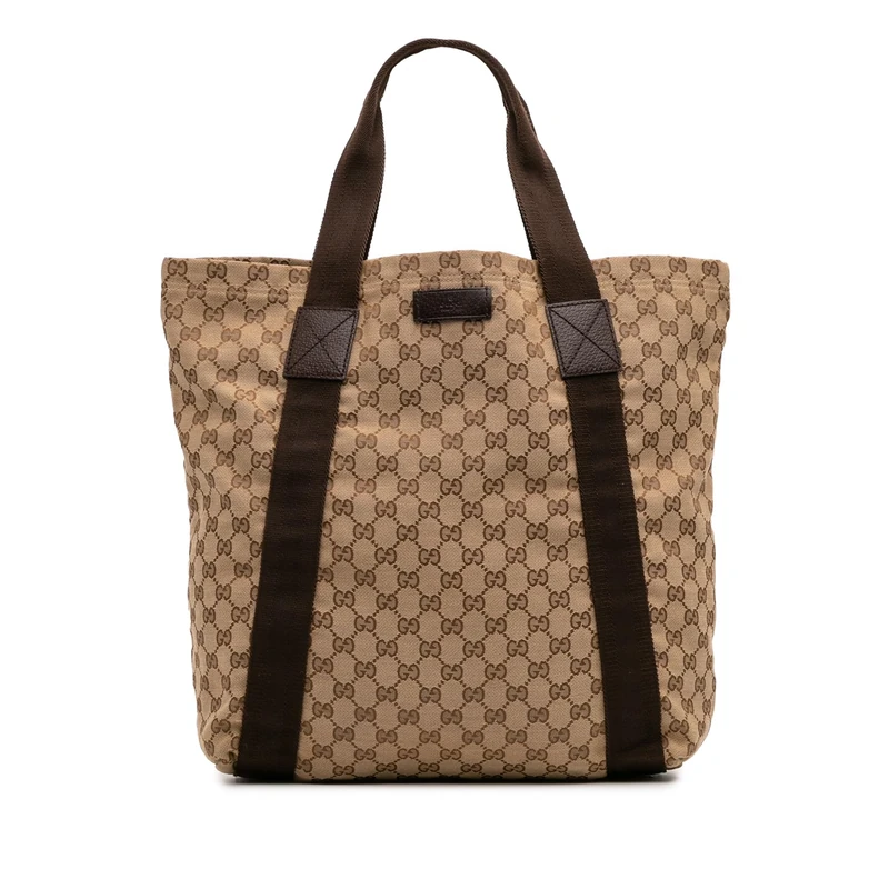 Gucci Pre-Loved GG Canvas Tote Bag