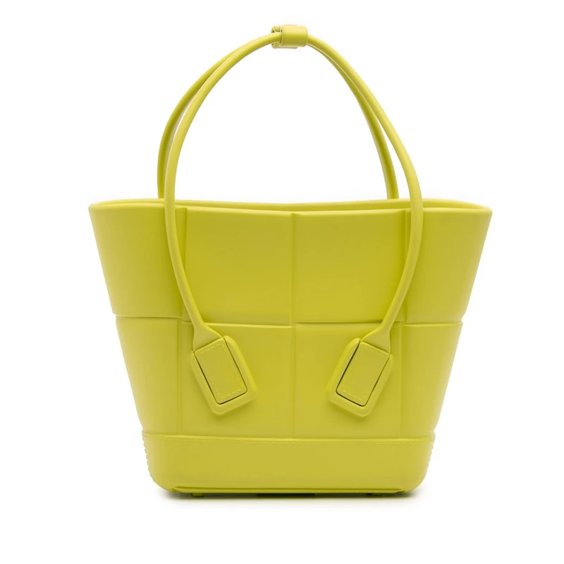 Bottega Veneta Pre-Loved Mini Rubber Arco Shopping Bag Handbag - Image 1