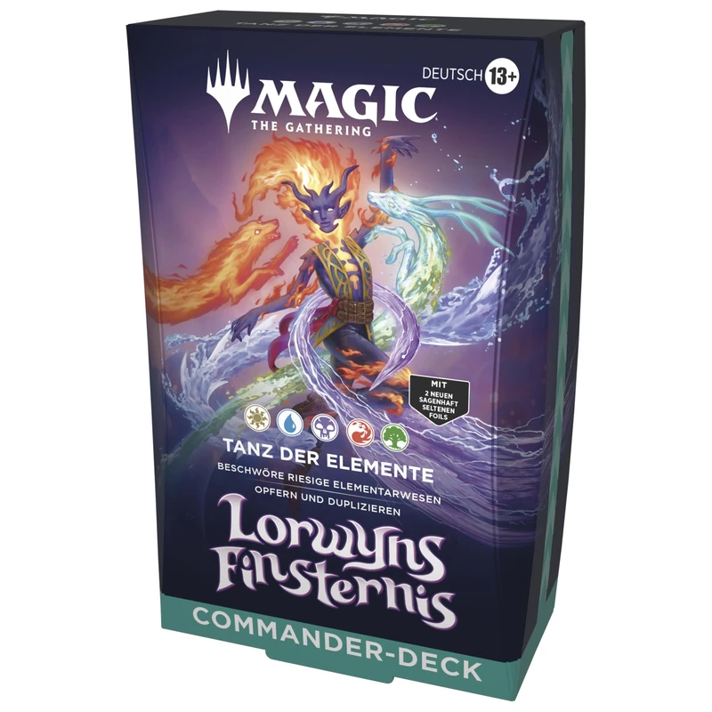 Magic: The Gathering Lorwyns Darkness - Commander Deck | Dance of the Elements (German Version)