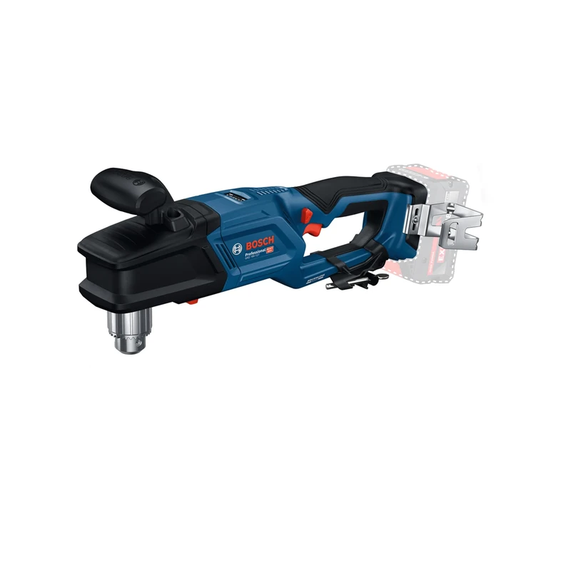 Bosch Professional 18V System Cordless Right Angle Drill GRD 18V-127 (65 Nm Soft Torque, brushless Motor, 2 Speed Settings: Fast Rough-ins 1,800 RPM, Slow 550 RPM)