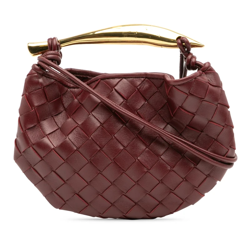 Bottega Veneta Pre-Loved Baby Lambskin Intrecciato Sardine