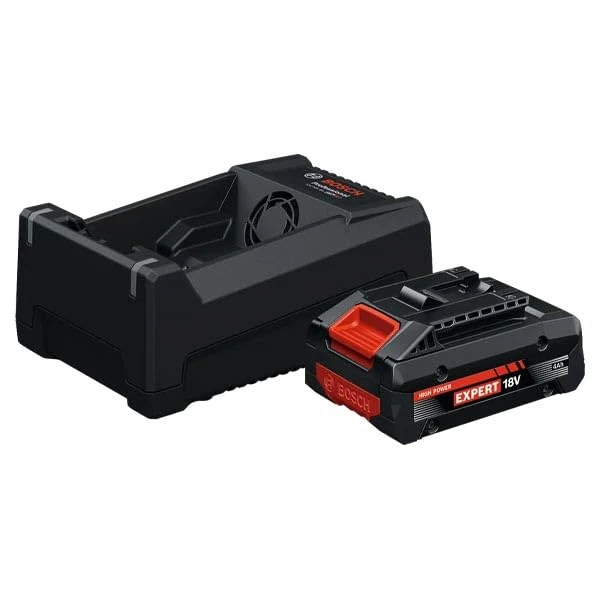 Bosch Expert EXBA18V-40 18V System High-Performance Starter Set Combined with Quick Charger GAL 12V/18-80 (up to 2000 W Max. Power)