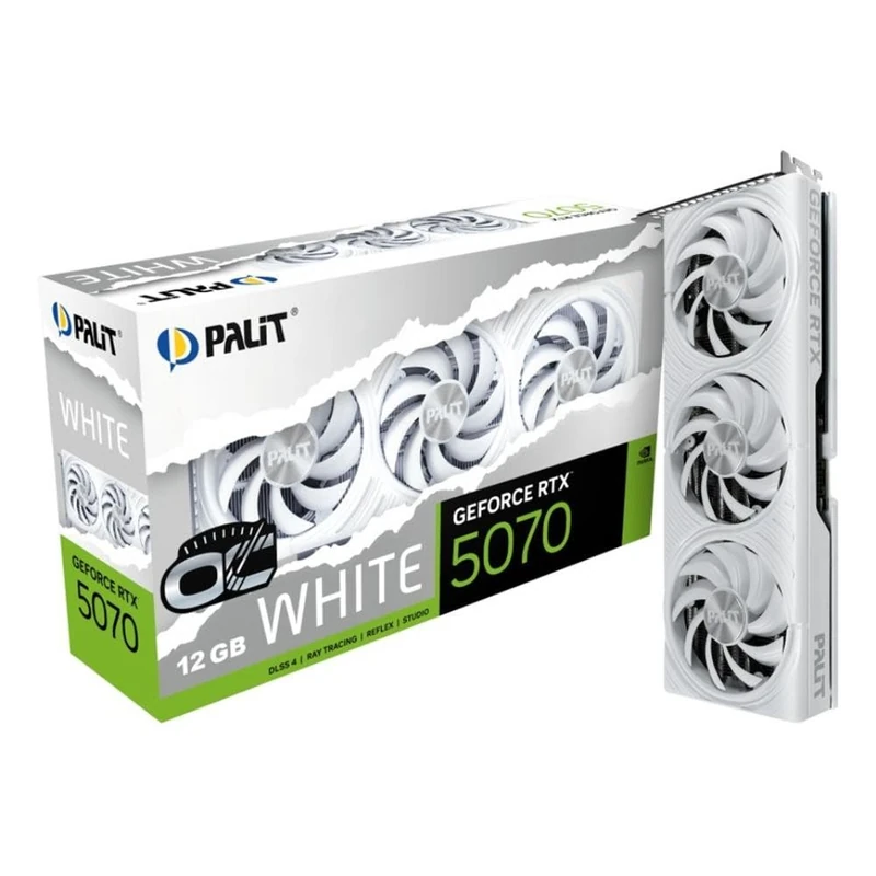 Palit RTX5070 White OC 12GB GDDR7 NE75070U19K9-GB2050W Retail