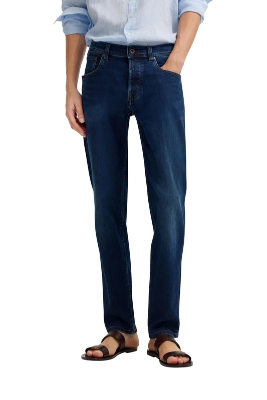 Bugatti Men's Slim Fit Jeans with Stretch Comfort and Swing Pockets