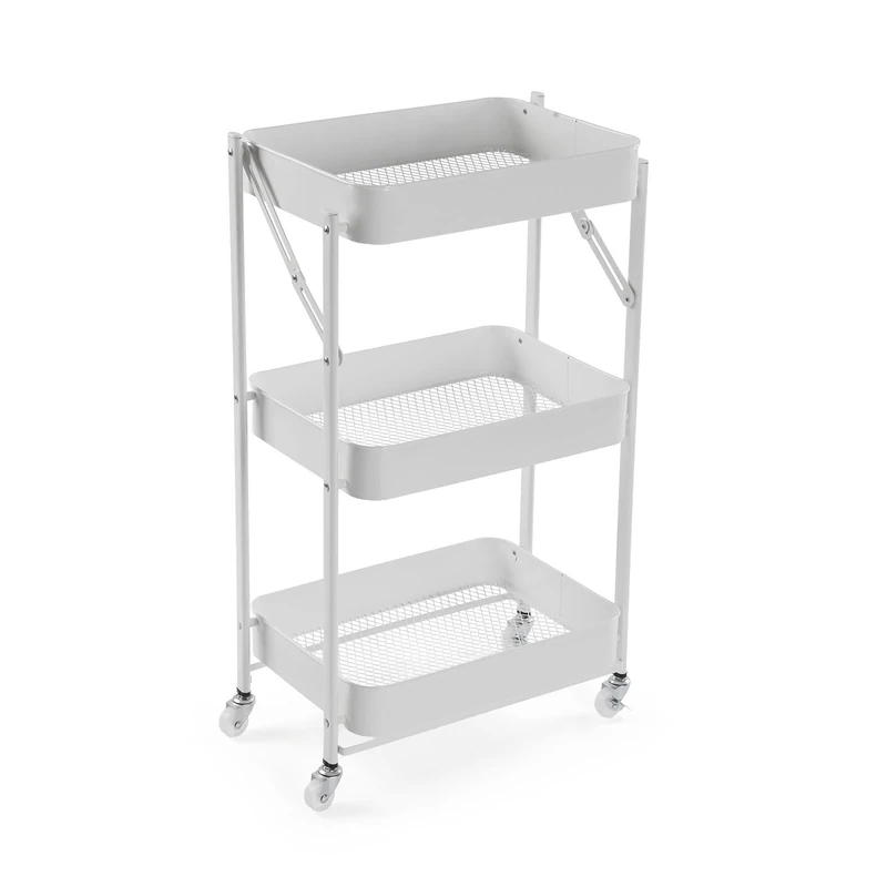 Versa Versa Style Folding Kitchen Cart, Dimensions (H x L x W) 77 x 45 x 29 cm, White