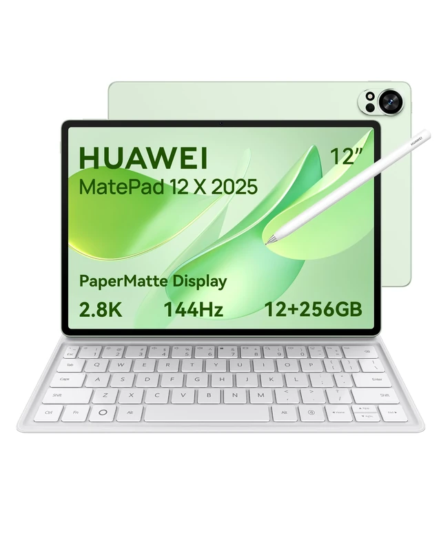 HUAWEI MatePad 12 X 2025 12+256GB AG inbox Keyboard with M Pencil Pro, Tablet, 2.8K 144Hz 1000nits 12-inch Ultra-clear PaperMatte Display, 10100 mAh Battery, 66W SuperCharge, WiFi 7