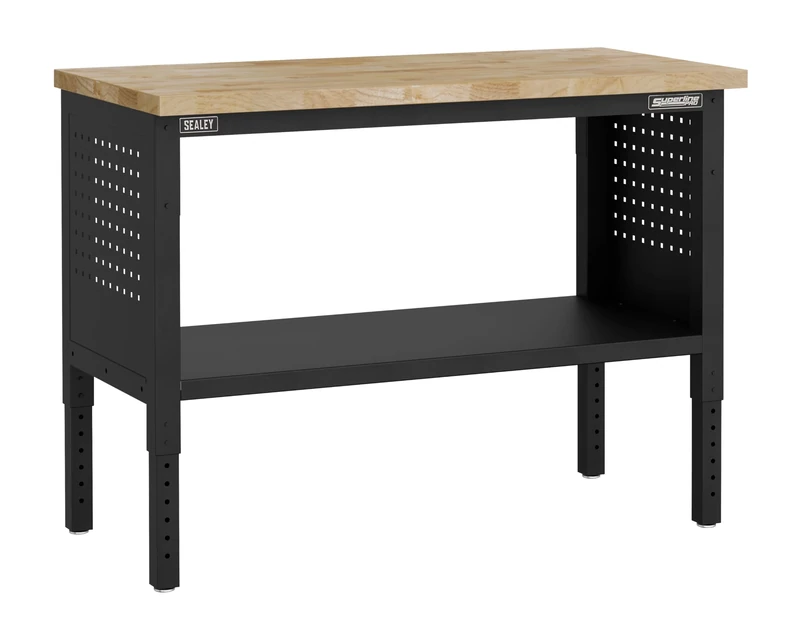 Sealey Superline PRO® Modular Workbench with Wooden Worktop & Adjustable Height 1265mm - APMWB50W
