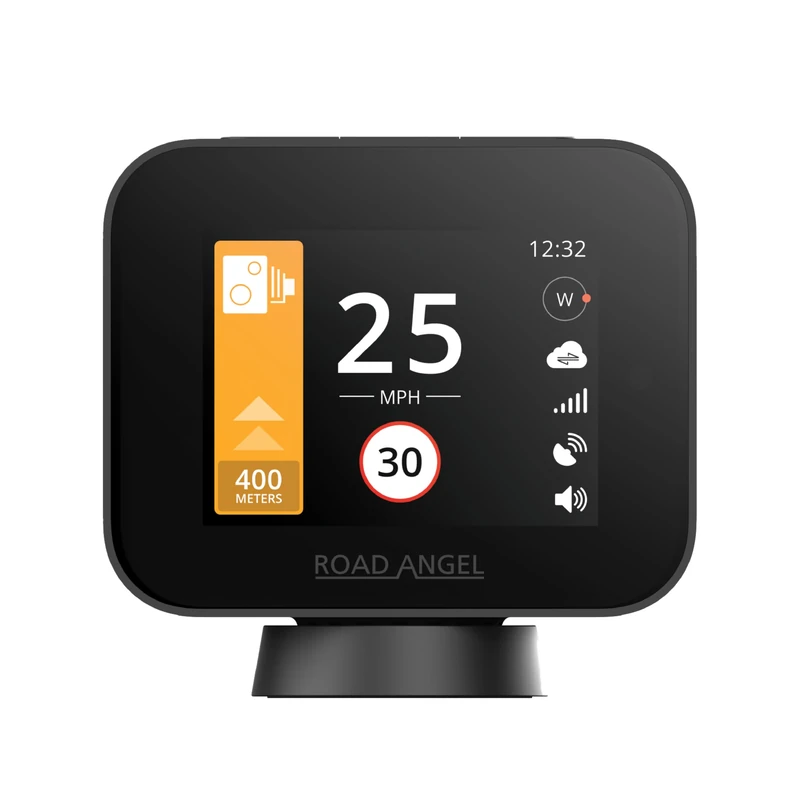 Road Angel Pure Sync Speed Camera Detectors for Cars UK - Road Angel Speed Camera Detector - Subscription Required for Use