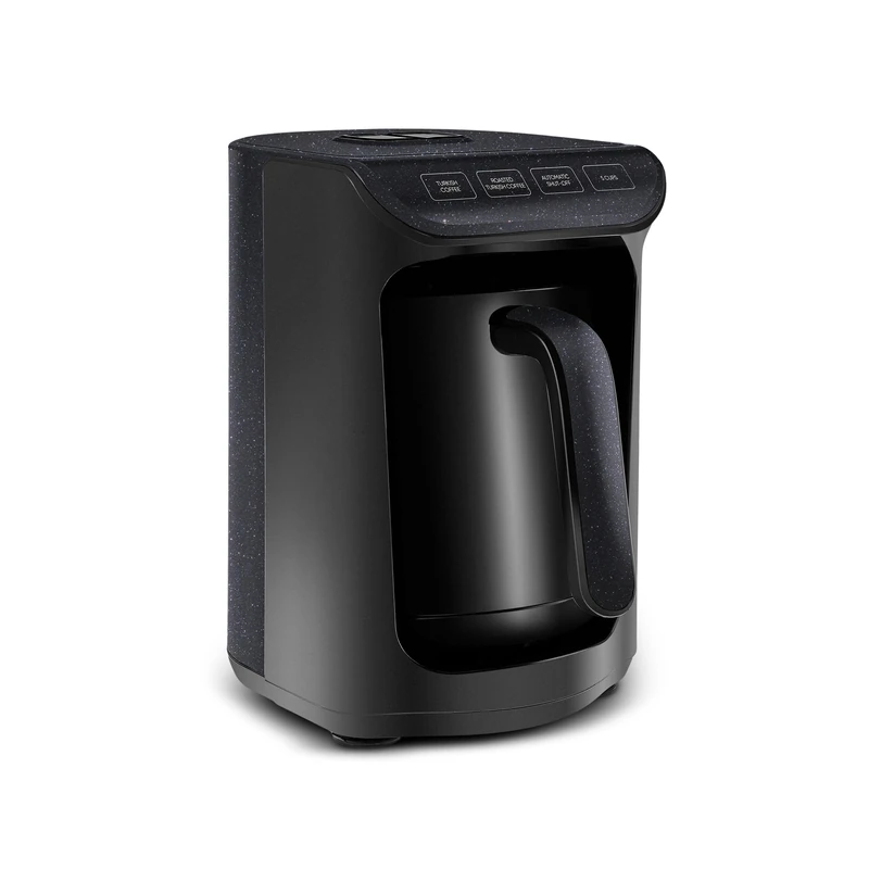KARACA Hatır Köz Milky Turkish Coffee Maker, 535W, Shiny Black - Image 1