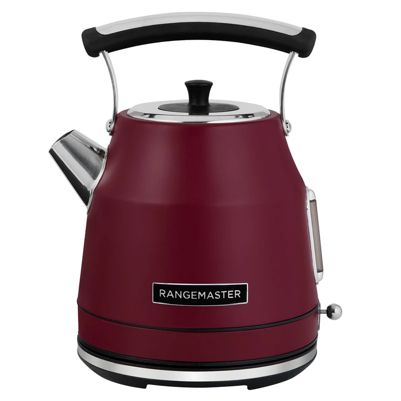 Rangemaster Classic Kettle with Quiet Boil Technology, 1.7L Capacity and 3kW of Power in Bordeaux, RMCLDK301BU