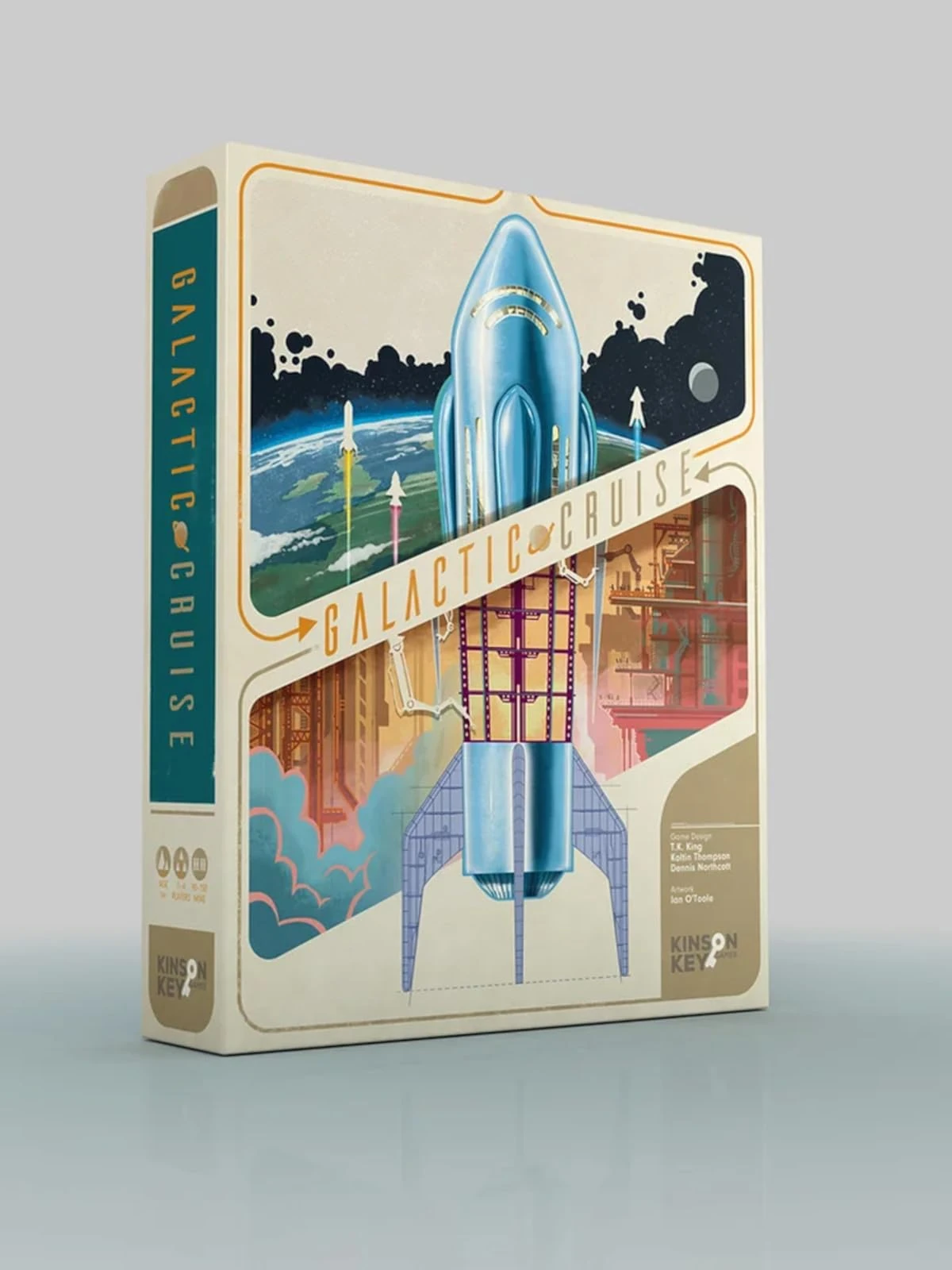 Dranda Games | Galactic Cruise | Board Game | Ages 14+ | 1-4 Players | 90-150 Minutes Playing Time