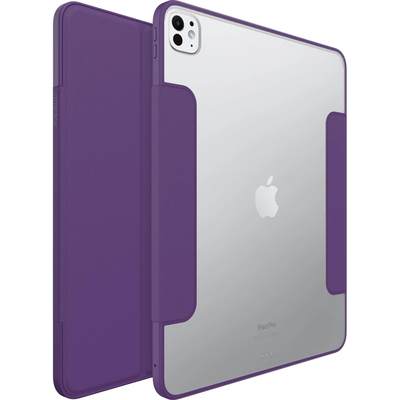 OtterBox Symmetry Folio Case for iPad Pro 13" (M4), Shockproof, Drop proof, Slim Protective Folio Case, Tested to Military Standard, Figment - Purple
