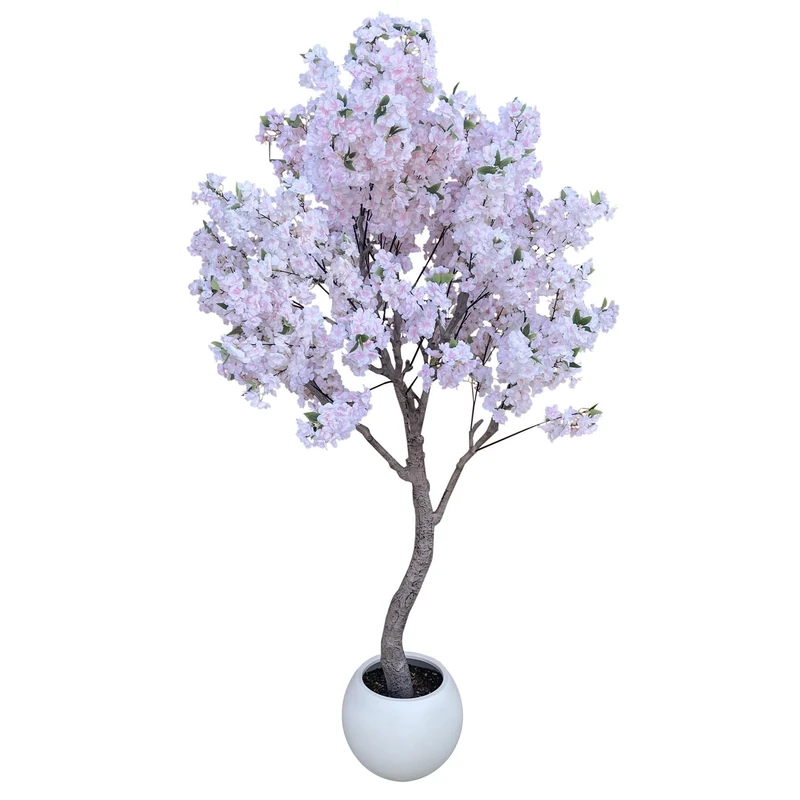 Leaf Design UK Artificial XL Decorative Planter, 260cm XXL Cherry Tree, 260 cm
