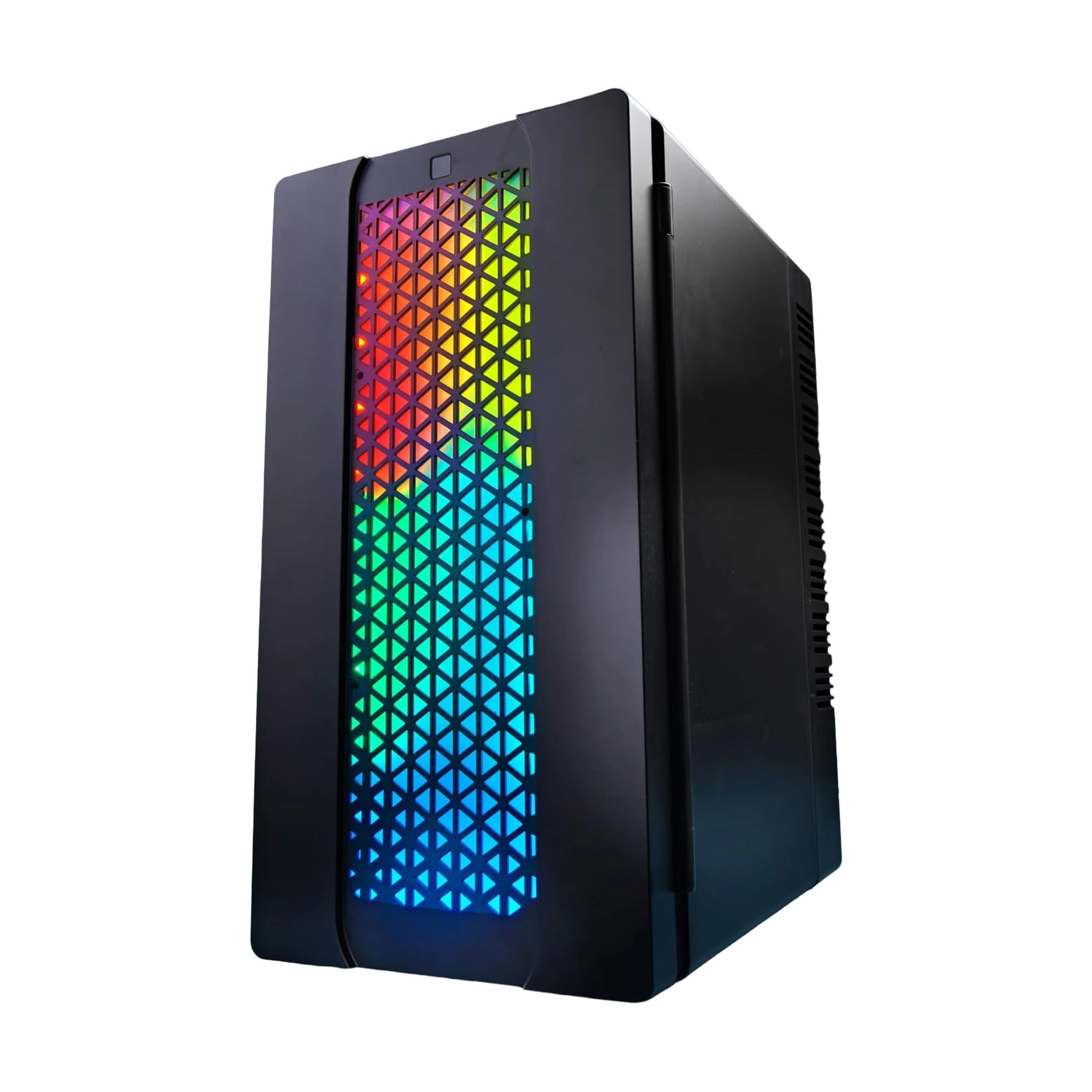 Gaming Mini Fridge 10L With Remote Controlled LED Lights - Small Fridges For Bedrooms With Thermoelectric Cooling Removable Shelf Quiet Operation Eco Friendly Mini Drinks Fridge