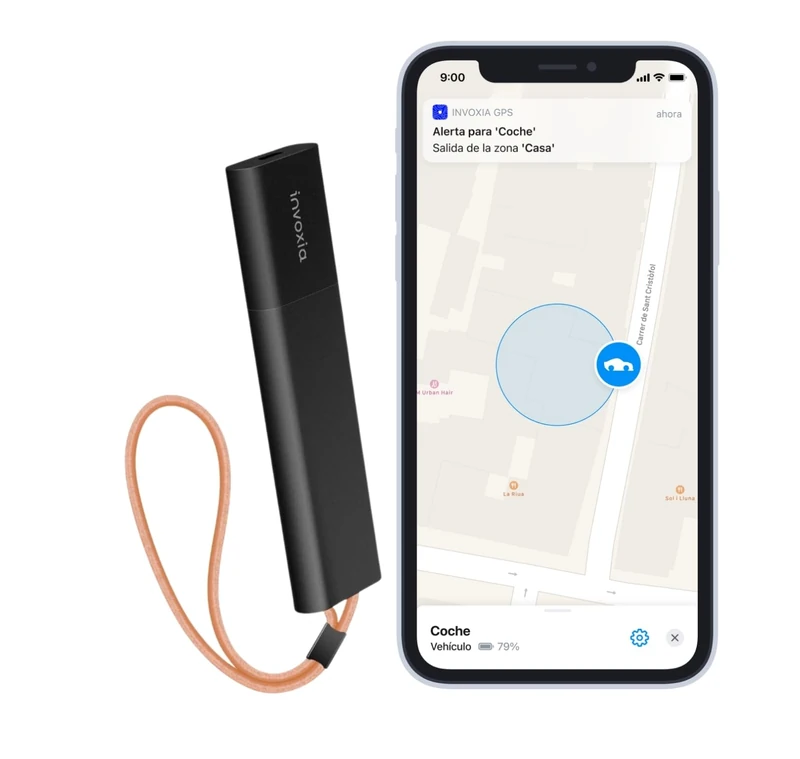 Invoxia GPS Tracker Edition 2026 - Waterproof, Improved GPS Accuracy, USB-C - Network Subscription Included 1 Year - Live Location, Theft & Motion Alarm - Cars, Motorcycles