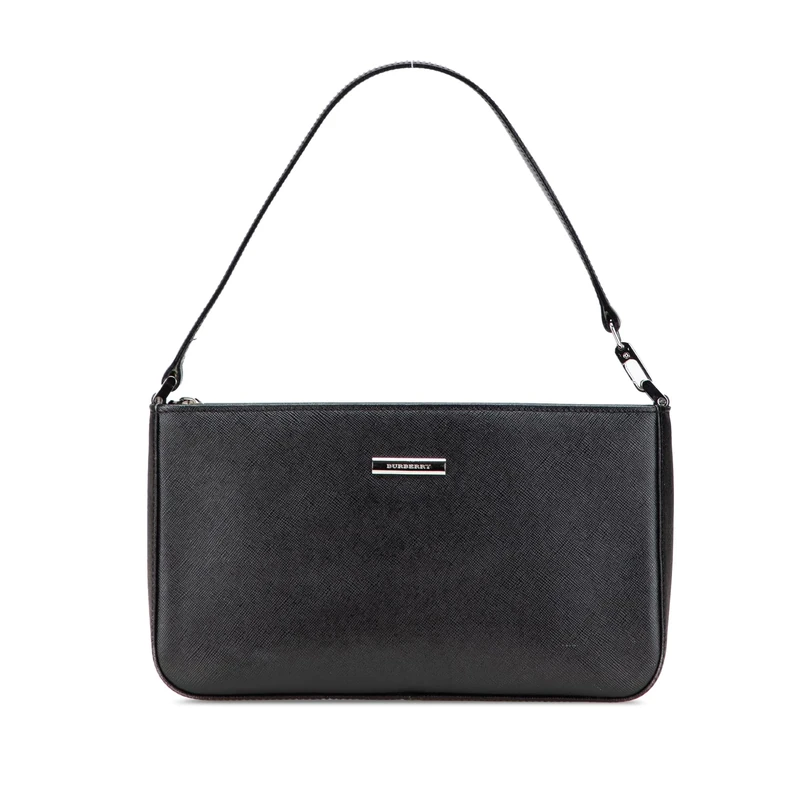 BURBERRY Pre-Loved Leather Shoulder Bag