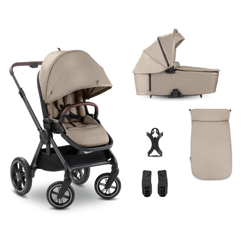 Hauck Comfort N Care Air Set - 2-in-1 Pushchair with Air Wheels