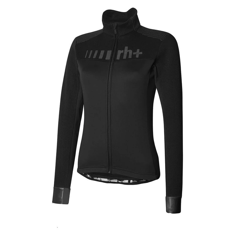rh+ Women's Logo Thermo Jersey, Black/Black, XS
